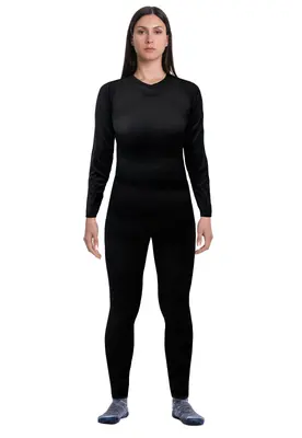 CONJUNTO INTERIOR HW PATAGONIA SPANDEX MUJER NEGRO T L/XL