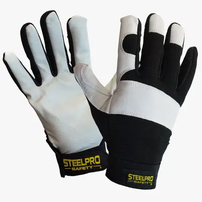 GUANTE STEELPRO EXECUTIVE NEGRO
