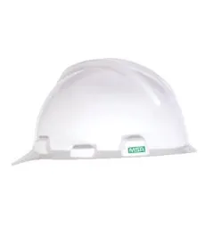 Casco MSA V Gard con Fast Track y Barbiquejo 475358